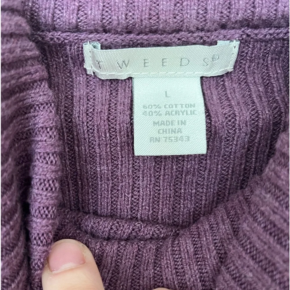 Tweeds Fuchsia Turtleneck - Picture 2 of 4